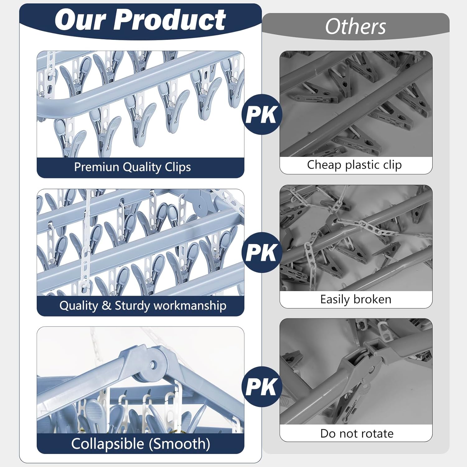 Foldable Clothes Drying Rack w - Baby Products บทวิจารณ์และราคา