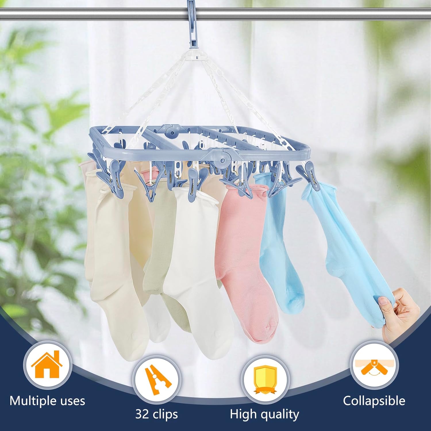 Foldable Clothes Drying Rack w - Baby Products บทวิจารณ์และราคา