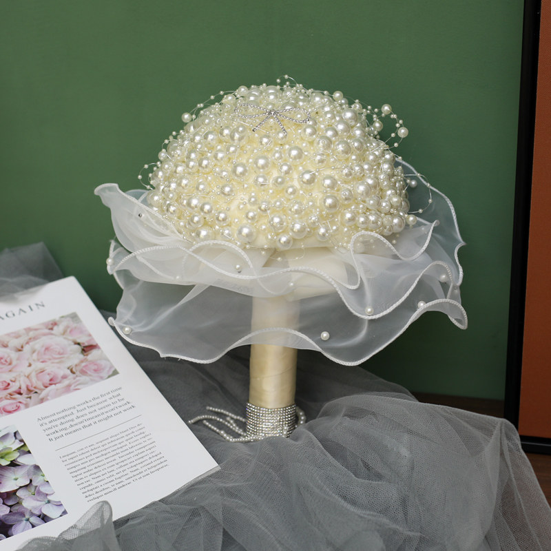Bridal wedding bouquet pearl c - Baby Products Photoshoot บทวิจารณ์และราคา