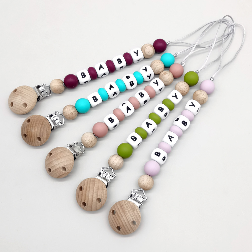 Custom Name Pacifier Clips Cha - Baby Products Toys บทวิจารณ์และราคา