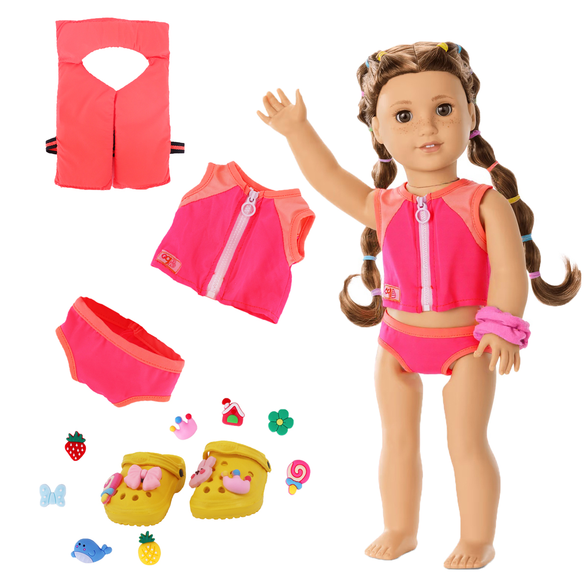 Head Flower Swimsuit Fish Scal - Baby Products บทวิจารณ์และราคา